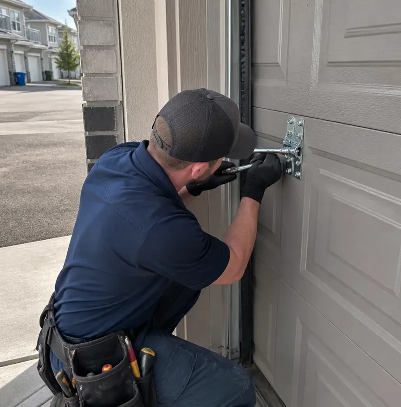 Off Track Door Repair in Apollo Beach